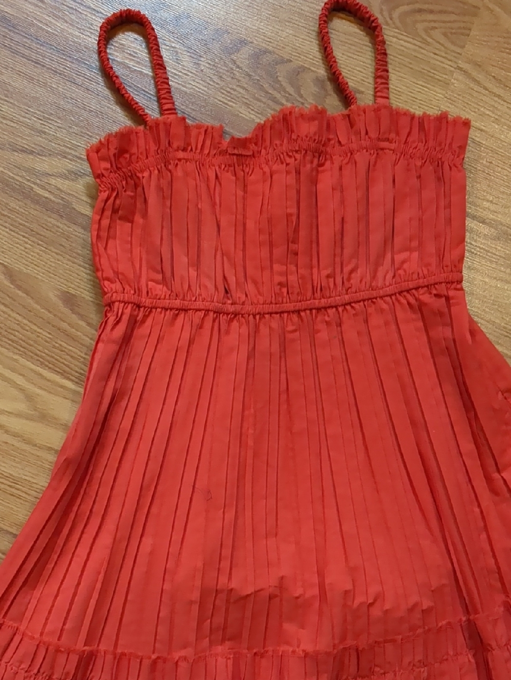 Sea New York The Greir Pleated Slip Dress- - Poppy - Picture 9 of 10